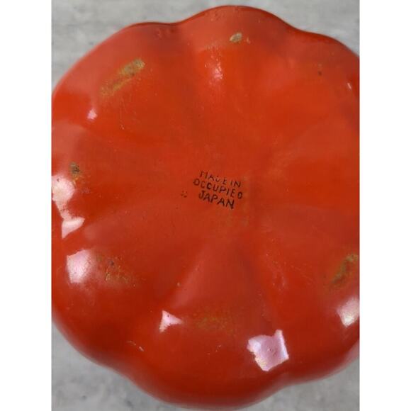 Vintage Maruhon Ware Tomato Salt & Pepper Set w/ Sugar Canisters - Picture 5 of 8